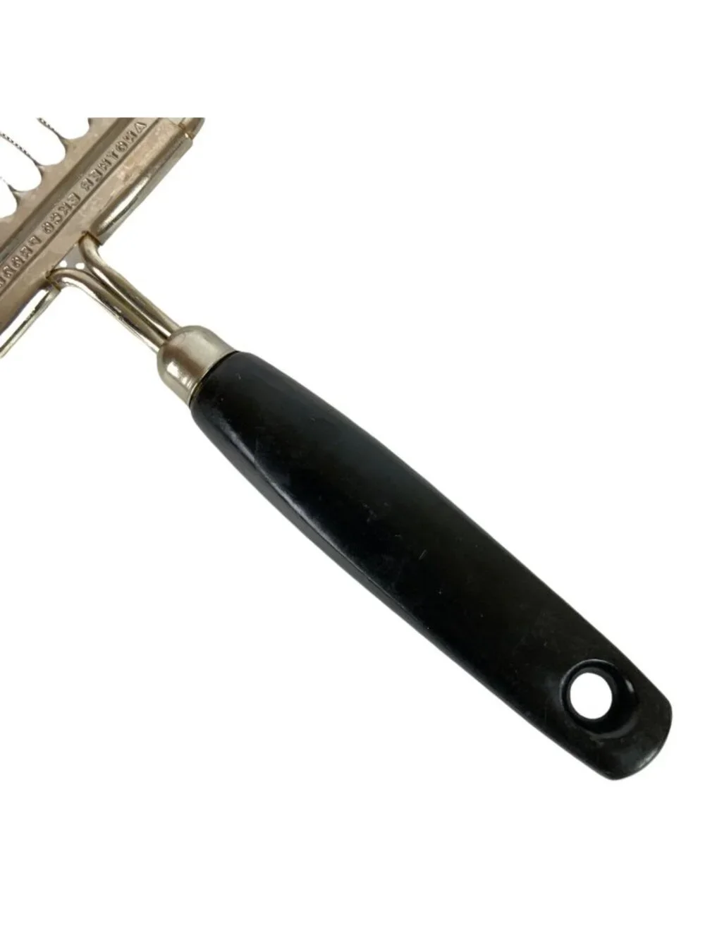 Vintage Ekco Chrome-Plated Tomato & Cheese Slicer With Black Plastic Handle